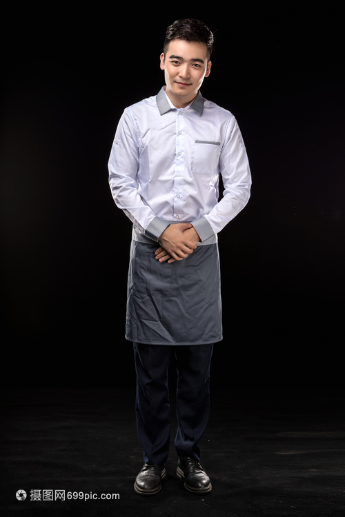 男服務生陽光服務形象